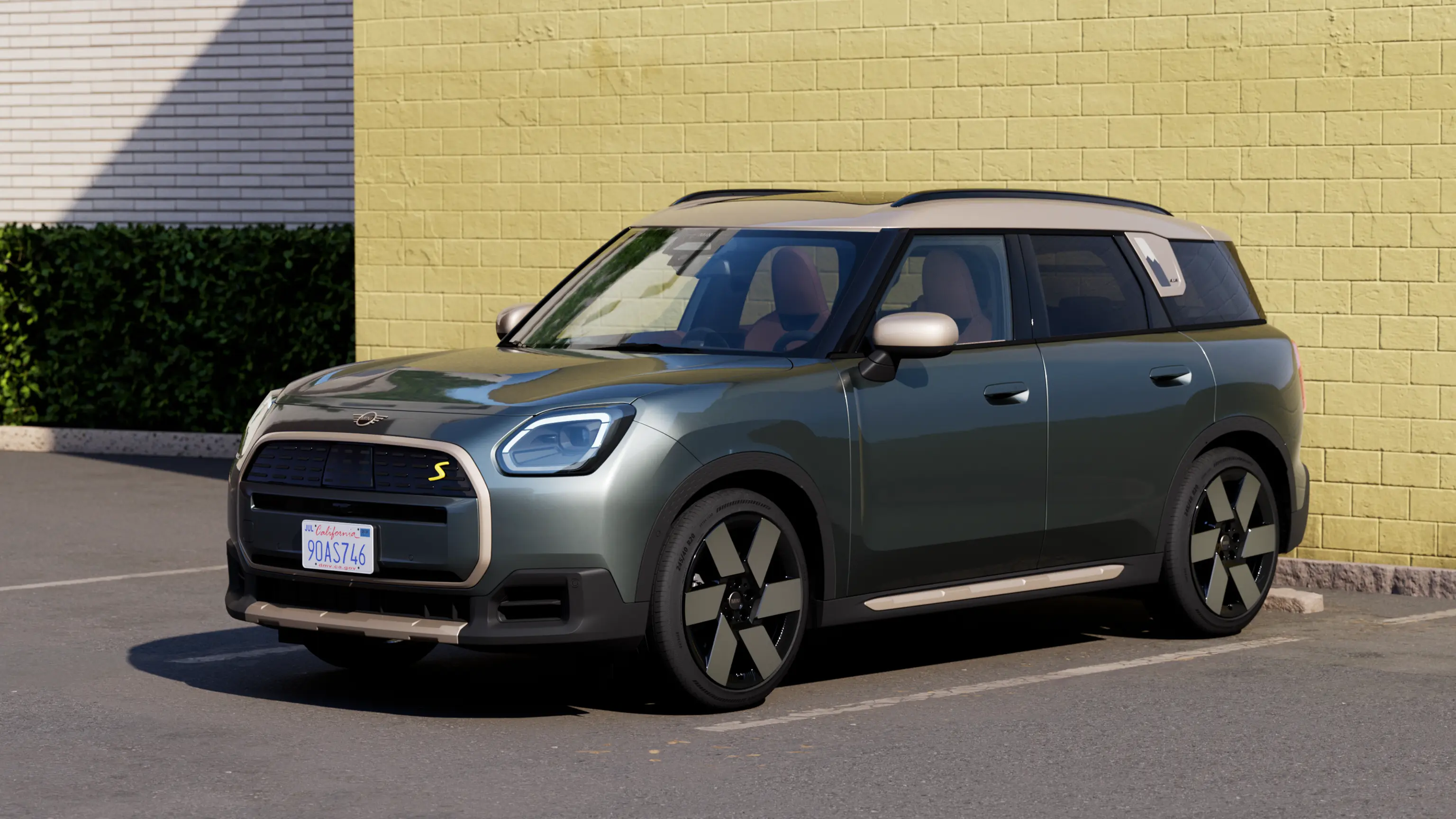 MINI Countryman Elettrica - model shelf - background