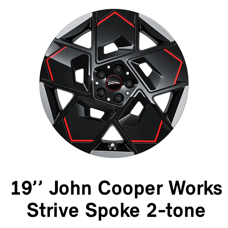 MINI – Ausstattung – 19 Zoll JCW Strive Spoke 2-tone