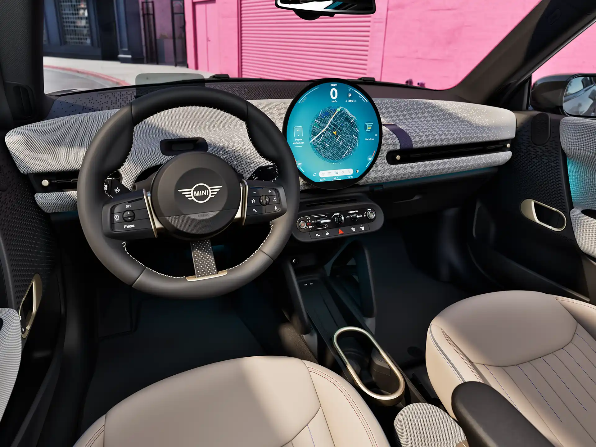All-Electric MINI Cooper - Interni iconici