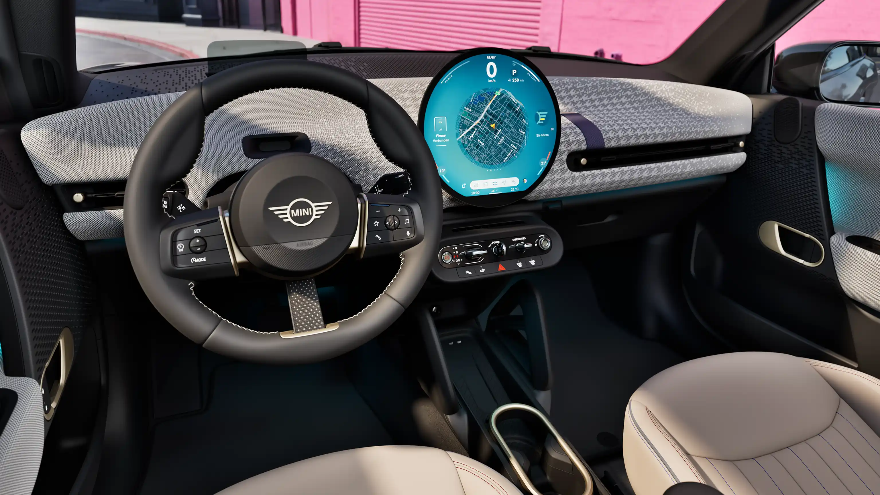 MINI Cooper Electric – Ikonisches Interieur