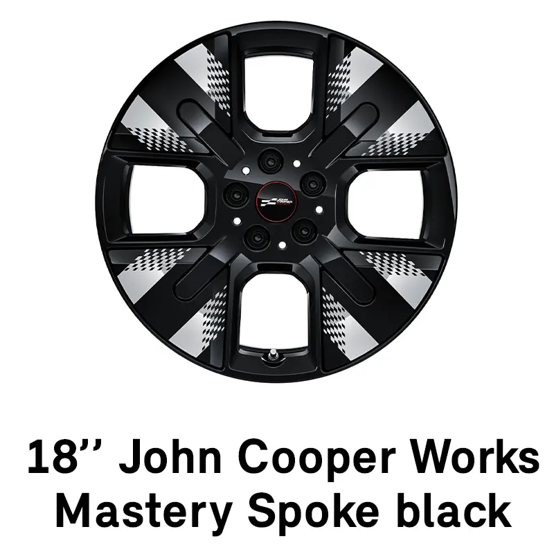 MINI – Ausstattung – 18 Zoll JCW Mastery Spoke Black