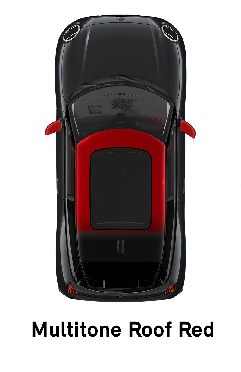  MINI – Ausstattung – JCW Trim – Dach in Multitone Red