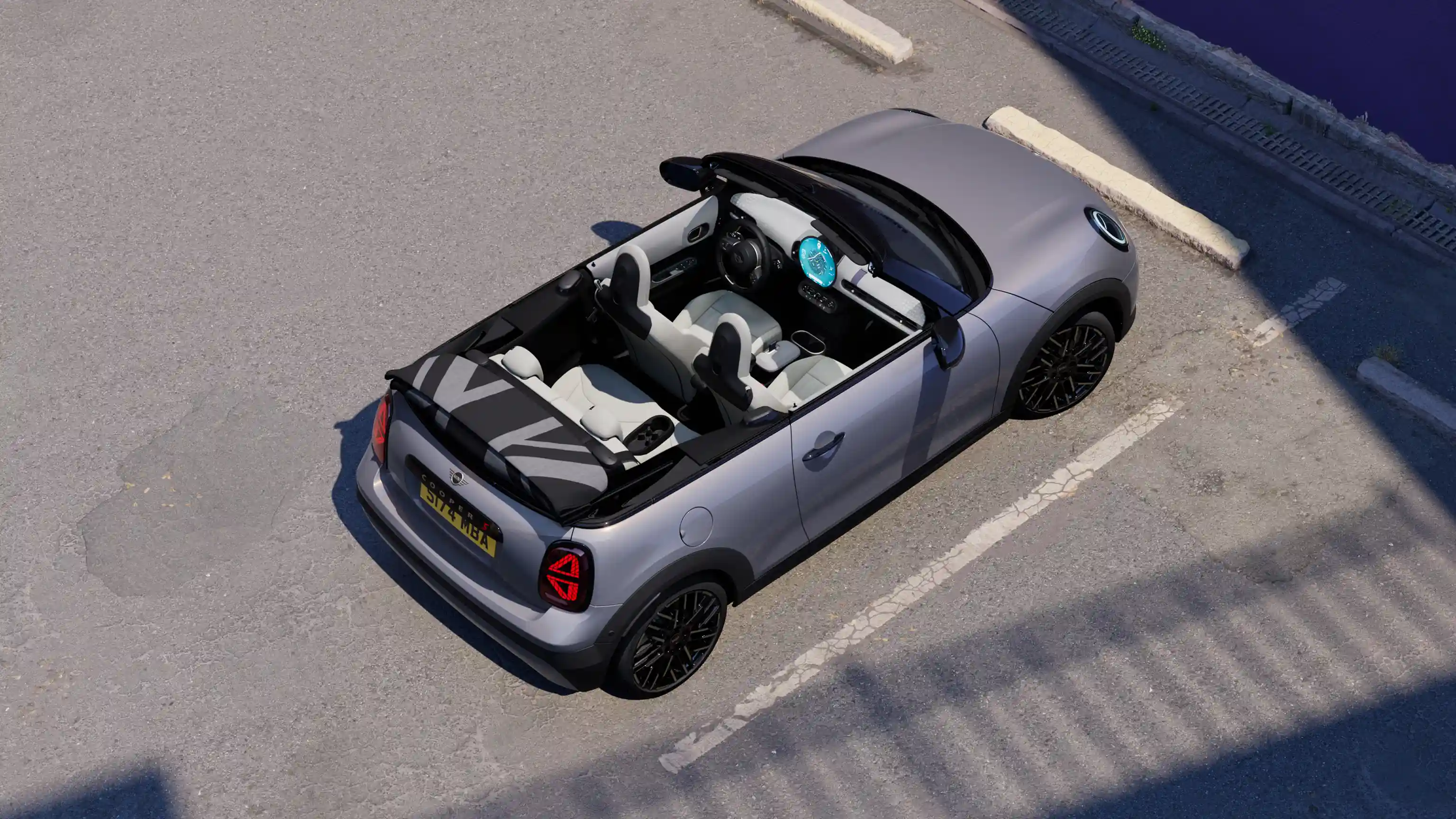 MINI Cooper Cabrio - points forts extérieur - vue du dessus