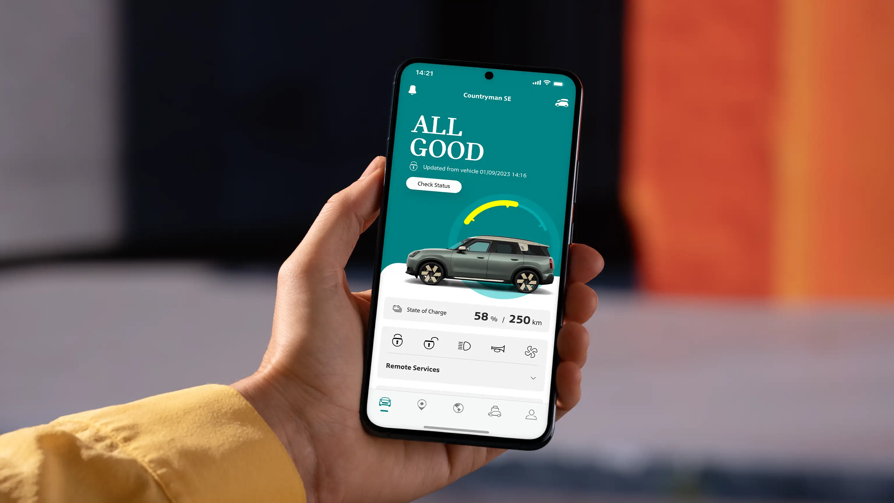 MINI Countryman Electric – MINI App

