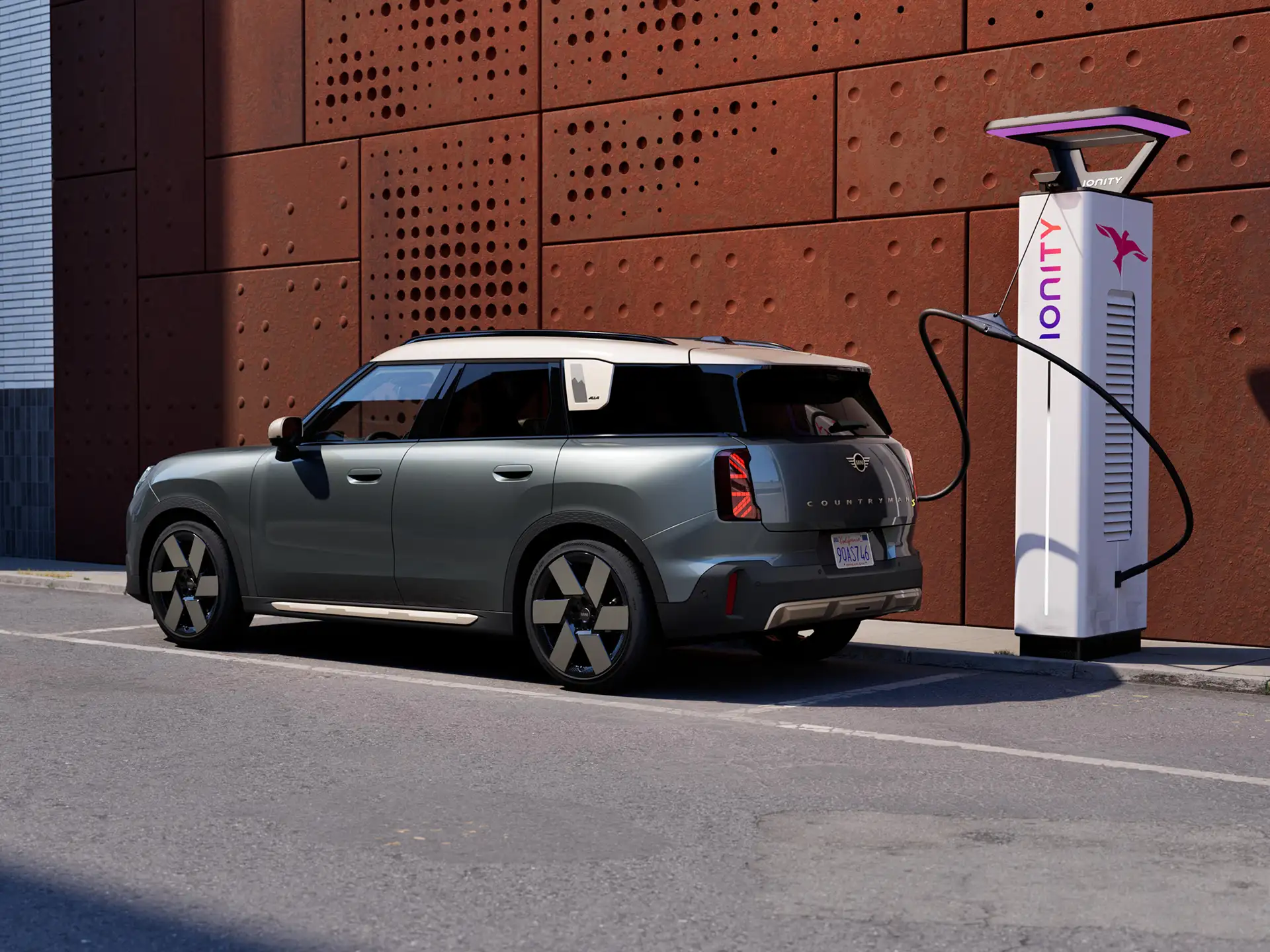 MINI Countryman Electric – Recharge en bornes publiques

