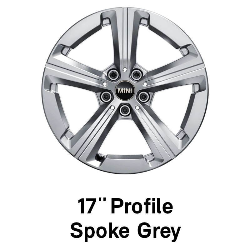 MINI – Ausstattung – 17 Zoll Profile Aero Spoke Grey