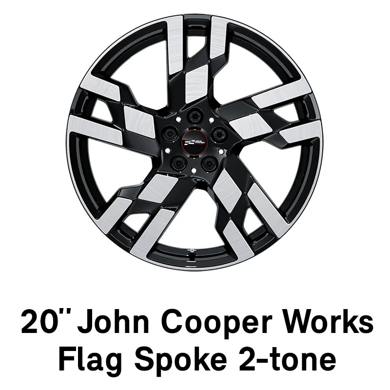 MINI – Ausstattung – 20 Zoll JCW Flag Spoke 2-tone