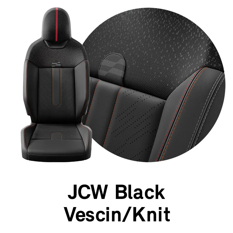 MINI – Ausstattung – JCW Vescin/Strick Schwarz