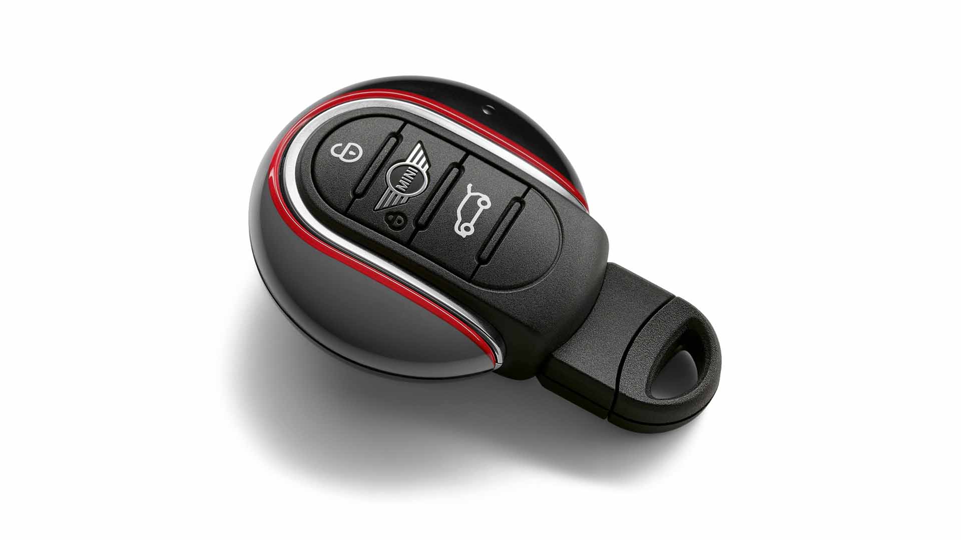 porte-clé de Mini Cooper Countryman One télécommande Clubman argent Bague pour coque de clé 