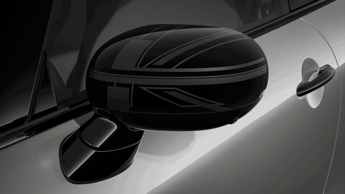 Gusci retrovisori esterni MINI in diverse varianti.