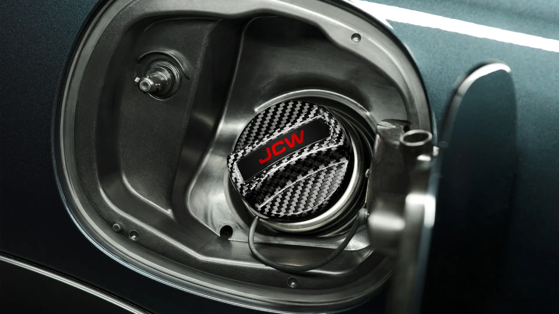 JCW Zubehör - JCW Tankdeckelabdeckung aus Carbon
