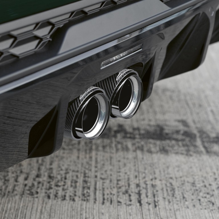 MINI – schwarze Zierstreifen auf der Fahrzeugseite – Seitendekor