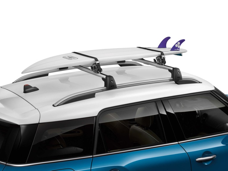 MINI surfboard holder – roof rack – roof transport system