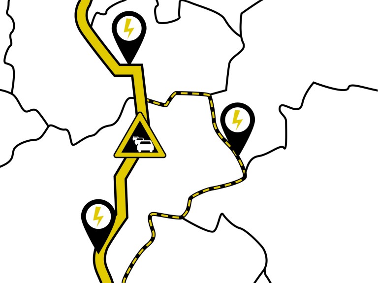 mini elektromobilität – reichweite – routenplanung