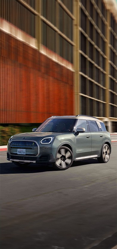 MINI Countryman driving on road