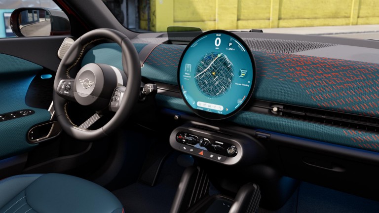 Der vollelektrische MINI Aceman – Mosaik – Interieur