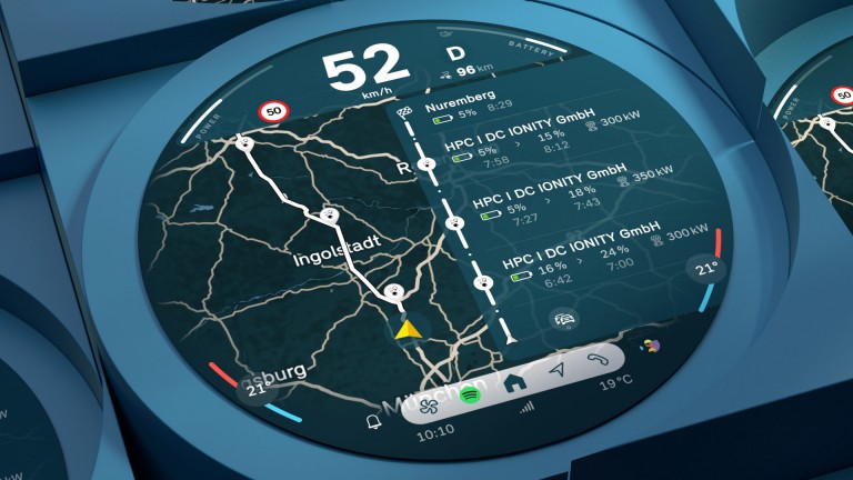 Der neue vollelektrische MINI – Digitales Erlebnis – Navigation