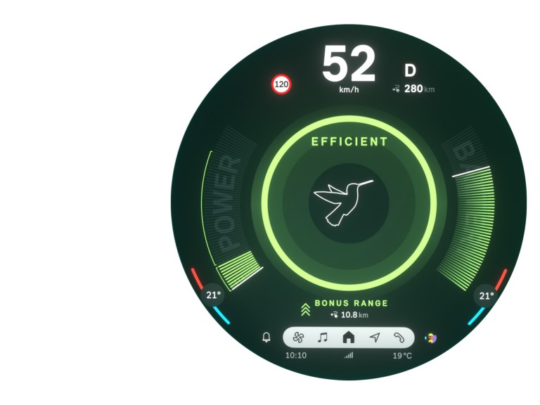 Der neue vollelektrische MINI Cooper – Fahrerlebnis – Green Mode