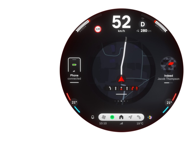 Der neue vollelektrische MINI Cooper – Fahrerlebnis – Gokart-Mode