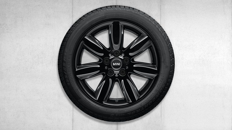 jante 17" mini bridge spoke – jet black couleur unie - 528