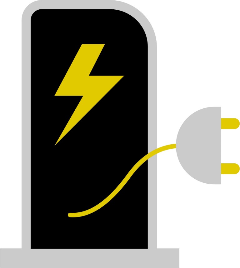 mini electric – conduite électrique – borne de recharge