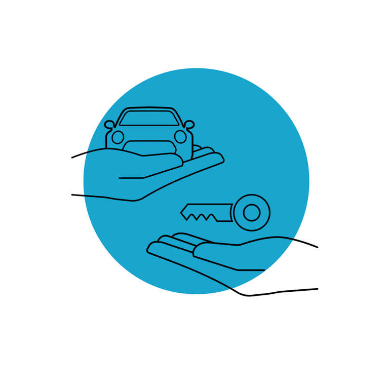 Services financiers - achat ou location - illustration