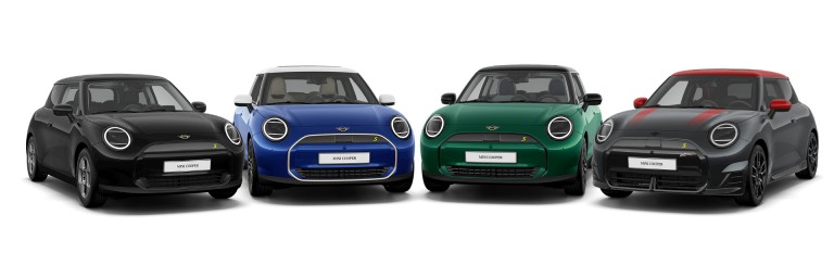 MINI Cooper Electric - personnalisation - couleurs