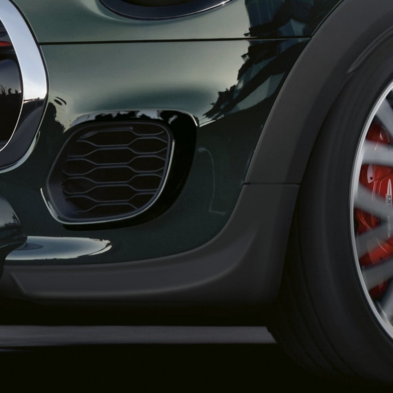 MINI John Cooper Works – kit paraurti nero – strisce sportive