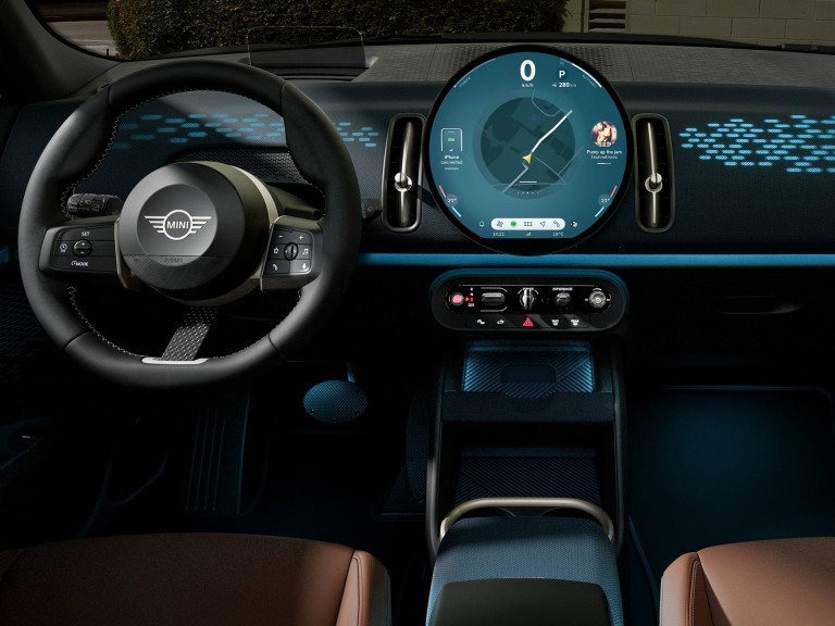 All-Electric MINI Countryman - sostenibilità - tessuti riciclati