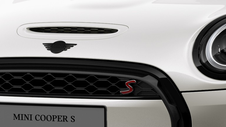 MINI Cooper SE 3 door – esterni – elementi in Piano Black