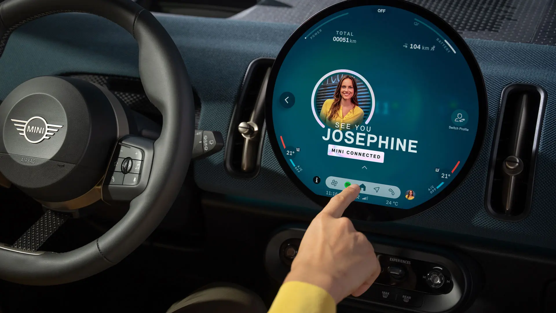 Ansicht von MINI Connected.